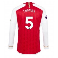 Pánský Fotbalový dres Arsenal Thomas Partey #5 2023-24 Domácí Dlouhý Rukáv
